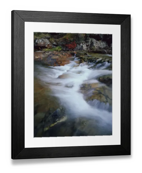 Framed Print : Stream, Ruisseau du Cot, near to Cirque de Troumouse, Pyrenes, France, October 2008 Framed Print : Stream, Ruisseau du Cot, near to Cirque de Troumouse, Pyrenes, France, October 2008