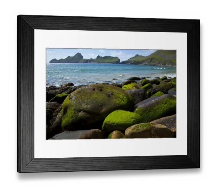 Framed Print : Village Bay coast, St. Kilda, Outer Hebrides, Scotland, UK, June 2009