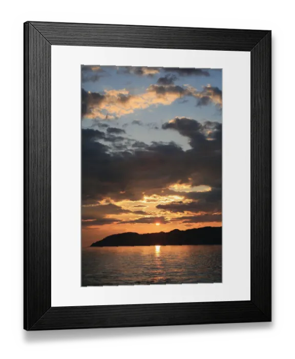Framed Print : Mull coastline at sunset, Scotland, June 2009 Framed Print : Mull coastline at sunset, Scotland, June 2009