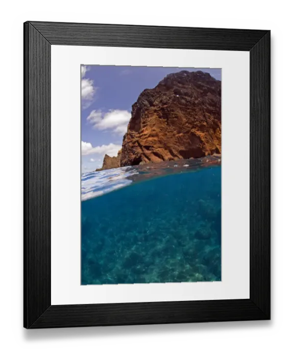 Framed Print : Entrance to Monk seal (Monachus monachus) reproduction cave (Tabaceiro) Deserta Grande Framed Print : Entrance to Monk seal (Monachus monachus) reproduction cave (Tabaceiro) Deserta Grande