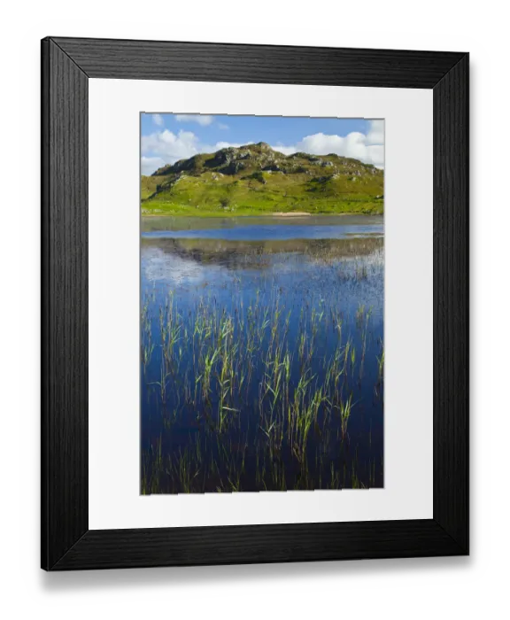 Framed Print : Dail Beag loch, Lewis, Outer Hebrides, Scotland, UK, June 2009