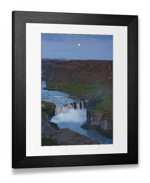 Framed Print : Hafragilsfoss waterfall, Jokulsargljufur National Park, Thingeyjarsyslur, Iceland Framed Print : Hafragilsfoss waterfall, Jokulsargljufur National Park, Thingeyjarsyslur, Iceland