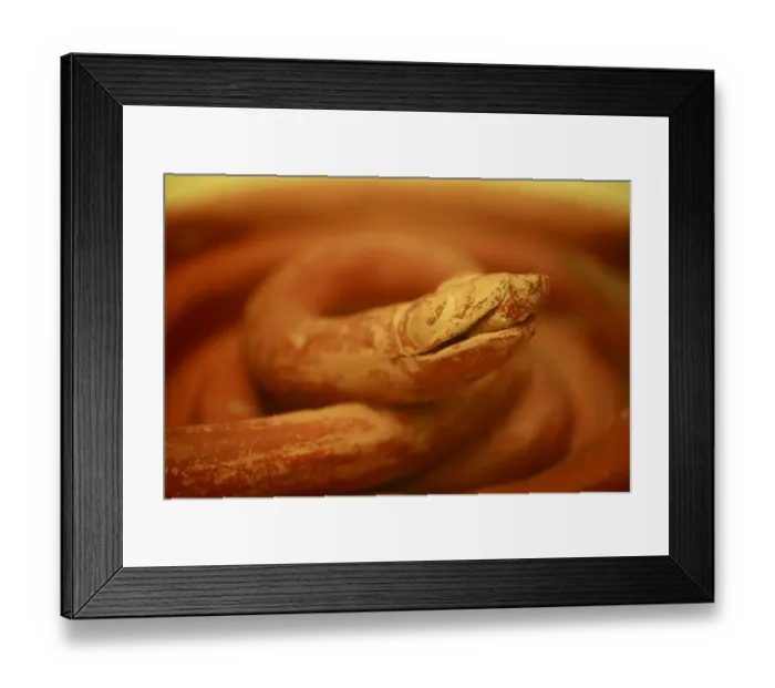 Framed Print : Snake sculpture from over 4, 000 years ago, Mycenae, The Peloponnese, Greece, May 2009 Framed Print : Snake sculpture from over 4, 000 years ago, Mycenae, The Peloponnese, Greece, May 2009