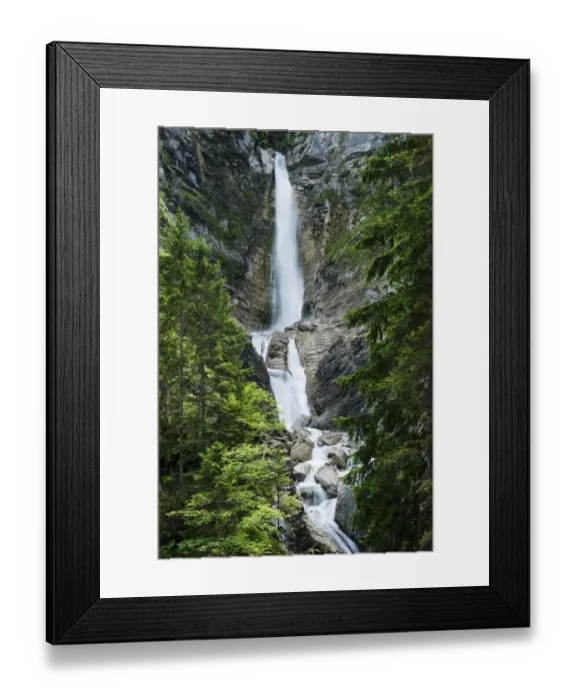 Framed Print : Lower Martuljek Falls, Martuljek River, Triglav National Park, Slovenia, July 2009 Framed Print : Lower Martuljek Falls, Martuljek River, Triglav National Park, Slovenia, July 2009