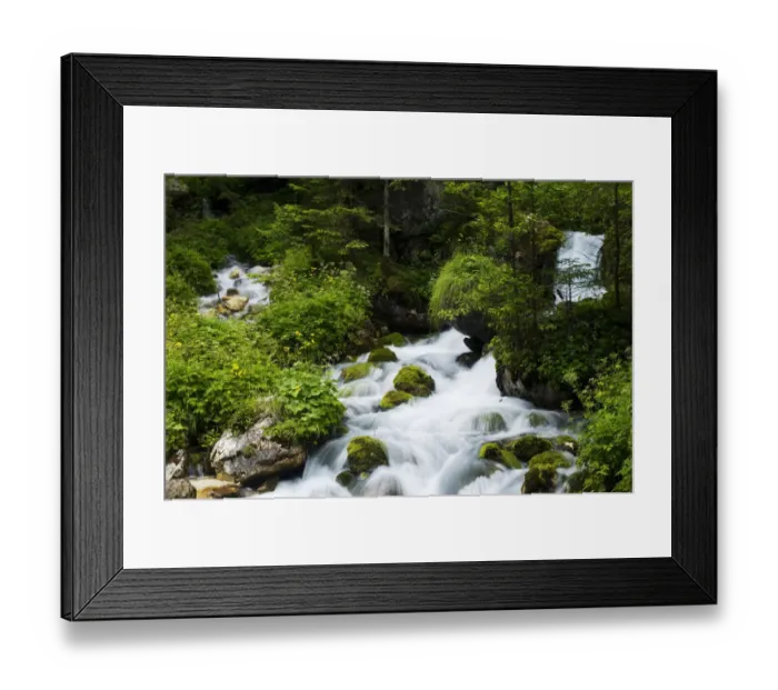 Framed Print : River Zadnjica, cascading past moss covered stones, Triglav National Park, Slovenia Framed Print : River Zadnjica, cascading past moss covered stones, Triglav National Park, Slovenia