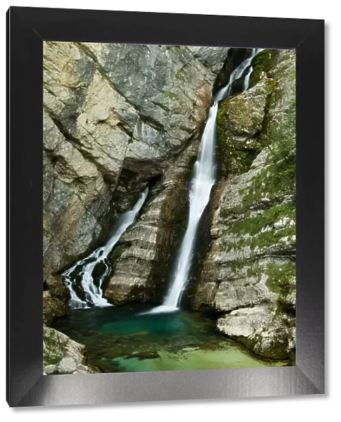 Savica waterfall (Slap Savica) Triglav National Park, Slovenia, August 2009