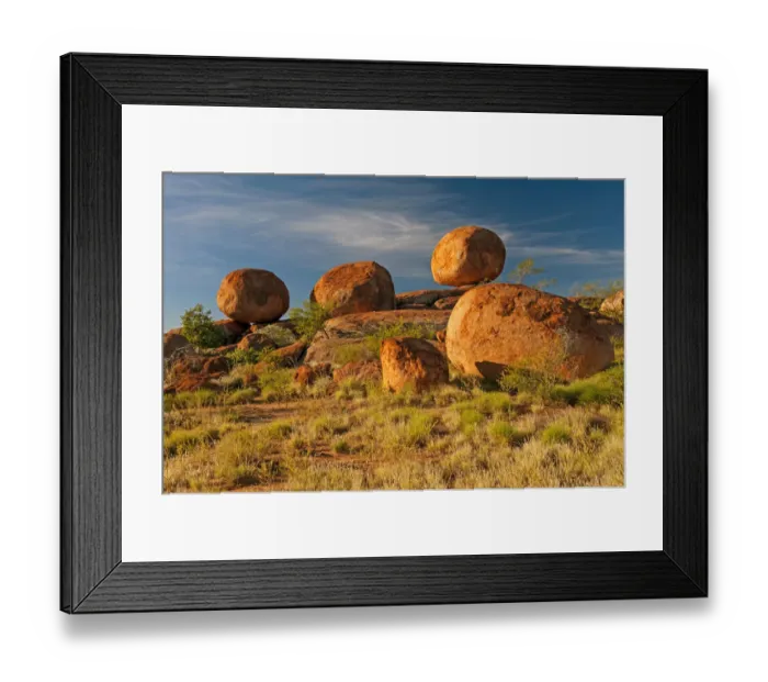 Framed Print : Devils Marbles, Devils Marbles Conservation Reserve, Northern Territory, Australia Framed Print : Devils Marbles, Devils Marbles Conservation Reserve, Northern Territory, Australia