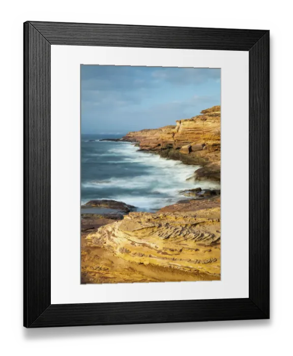 Framed Print : Coastal cliffs of Kalbarri National Park at Pot Alley, Western Australia, December 2015 Framed Print : Coastal cliffs of Kalbarri National Park at Pot Alley, Western Australia, December 2015