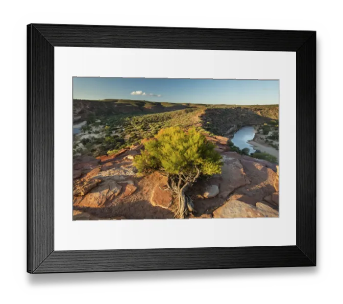 Framed Print : Murchison River gorge from Natures Window, Kalbarri National Park, Western Australia Framed Print : Murchison River gorge from Natures Window, Kalbarri National Park, Western Australia