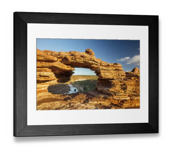 Framed Print : Murchison River gorge from Natures Window, Kalbarri National Park, Western Australia Framed Print : Murchison River gorge from Natures Window, Kalbarri National Park, Western Australia