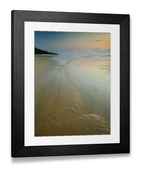 Framed Print : Sunrise at Seventy Five Mile Beach, Fraser Island UNESCO World Heritage Site. Queensland Framed Print : Sunrise at Seventy Five Mile Beach, Fraser Island UNESCO World Heritage Site. Queensland