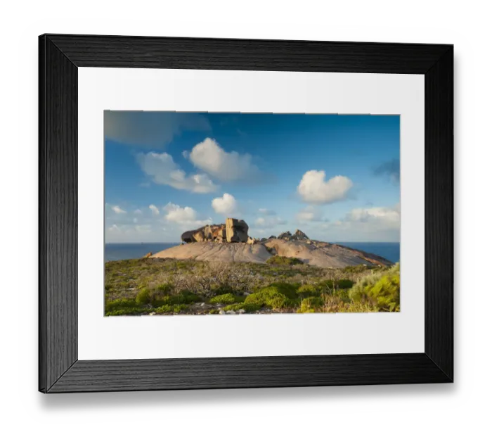 Framed Print : Remarkable Rocks with sea in the background, Flinders Chase National Park, Kangaroo Island Framed Print : Remarkable Rocks with sea in the background, Flinders Chase National Park, Kangaroo Island