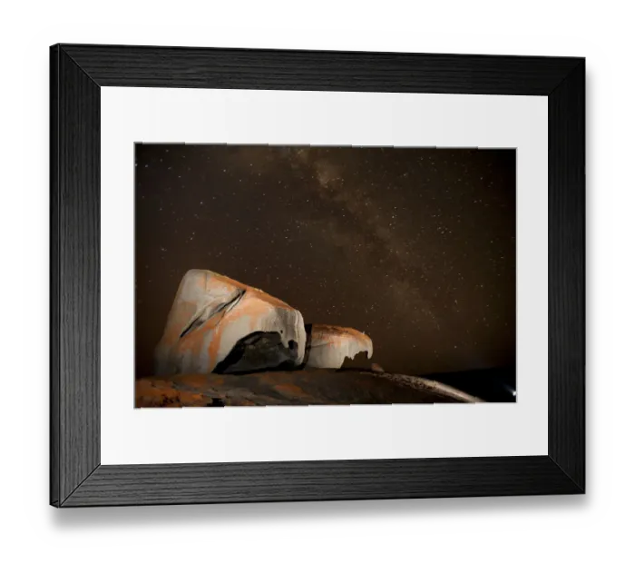 Framed Print : Remarkable Rocks at night, Flinders Chase National Park, Kangaroo Island, South Australia State Framed Print : Remarkable Rocks at night, Flinders Chase National Park, Kangaroo Island, South Australia State