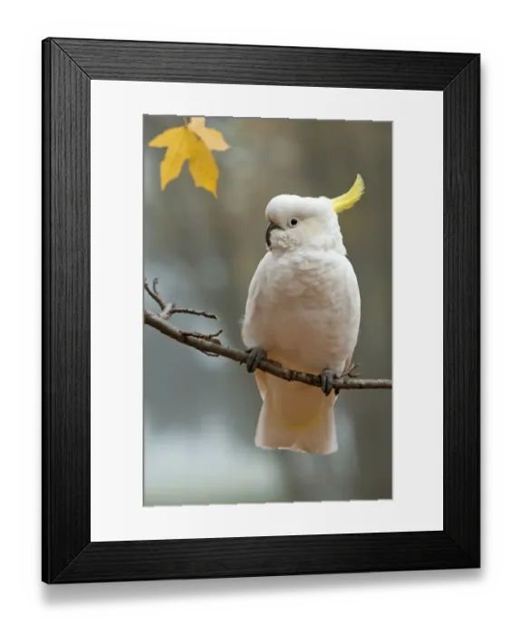 Framed Print : Sulphur-crested cockatoo (Cacatua galerita) perched on branch, Grampians National Park Framed Print : Sulphur-crested cockatoo (Cacatua galerita) perched on branch, Grampians National Park