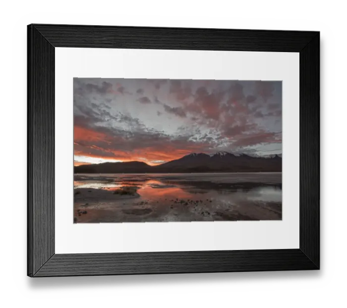 Framed Print : Laguna Hedionda at sunrise, between Polques and Quetena, Altiplano, Bolivia, April 2017 Framed Print : Laguna Hedionda at sunrise, between Polques and Quetena, Altiplano, Bolivia, April 2017