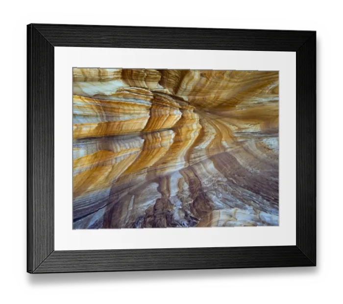 Framed Print : The Painted Cliffs at Maria Island National Park, east coast of Tasmania, Australia Framed Print : The Painted Cliffs at Maria Island National Park, east coast of Tasmania, Australia