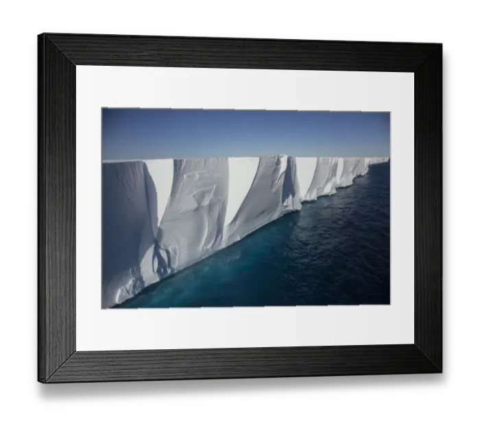 Framed Print : Ross Ice Shelf, the largest ice shelf of Antarctica, near Cape Crozier, Ross Island Framed Print : Ross Ice Shelf, the largest ice shelf of Antarctica, near Cape Crozier, Ross Island