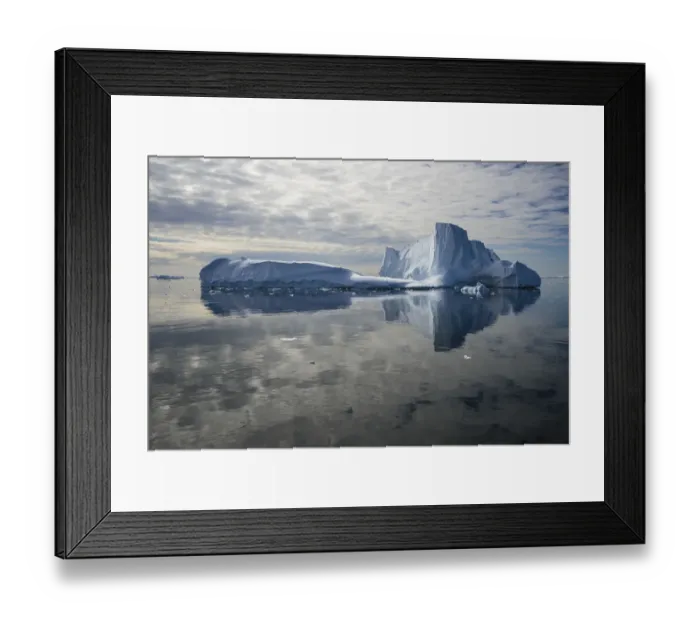Framed Print : Iceberg reflected in still water of the Crystal Sound, near Detaille Island, Antarctic Peninsula Framed Print : Iceberg reflected in still water of the Crystal Sound, near Detaille Island, Antarctic Peninsula