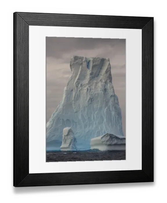 Framed Print : Iceberg, eroded by waves, Ross Sea, Antarctica Framed Print : Iceberg, eroded by waves, Ross Sea, Antarctica