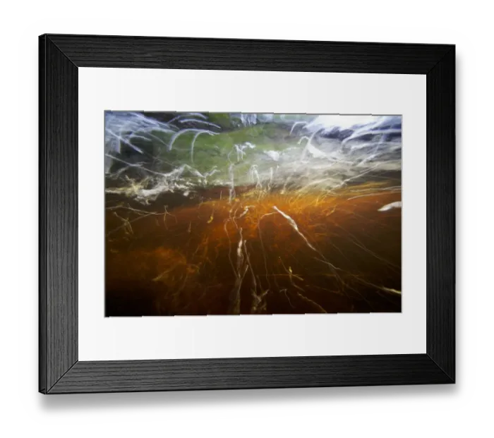 Framed Print : Red water caused by tannins in peat bog flowing out of the Etang de la Gruere, peat bog Framed Print : Red water caused by tannins in peat bog flowing out of the Etang de la Gruere, peat bog
