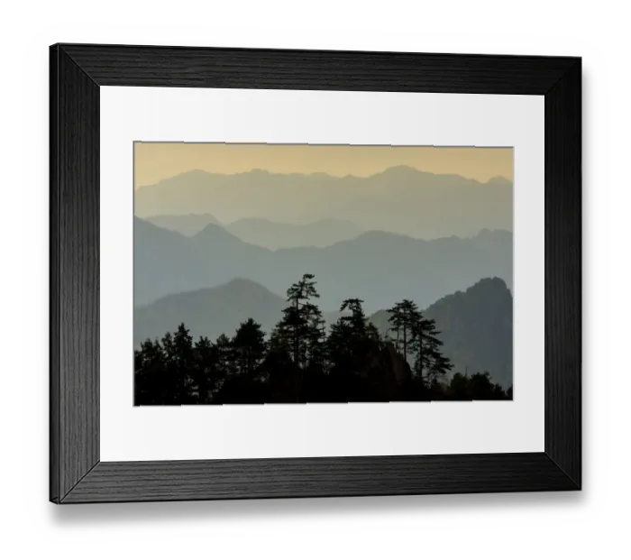 Framed Print : Mountain landscape at Tangjiahe National Nature Reserve, Sichuan Province, China April Framed Print : Mountain landscape at Tangjiahe National Nature Reserve, Sichuan Province, China April