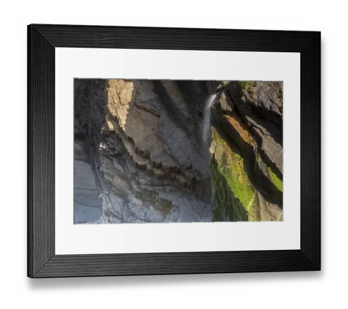 Framed Print : Tilted beds of Carboniferous age, Culm Measures (Bude Formation) Sandy Mouth, near Bude Framed Print : Tilted beds of Carboniferous age, Culm Measures (Bude Formation) Sandy Mouth, near Bude