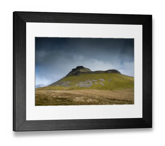 Framed Print : The southern approach to Pen-y-ghent, one of theYorkshire 3 Peaks Framed Print : The southern approach to Pen-y-ghent, one of theYorkshire 3 Peaks