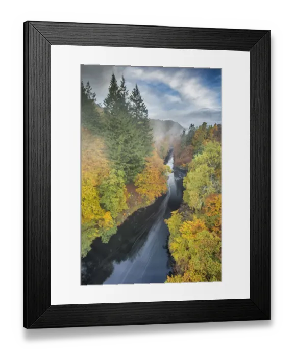 Framed Print : River Garry, Pass of Killiecrankie, Pitlochry, Perthshire, Scotland, UK. October, 2013 Framed Print : River Garry, Pass of Killiecrankie, Pitlochry, Perthshire, Scotland, UK. October, 2013