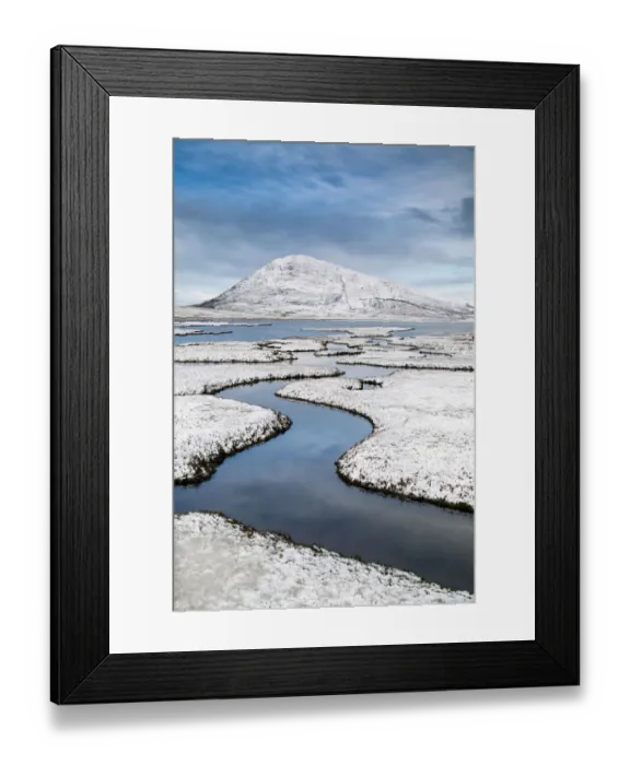 Framed Print : Saltmarsh. Isle of Harris, Scotland, UK. March, 2015 Framed Print : Saltmarsh. Isle of Harris, Scotland, UK. March, 2015