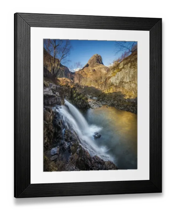 Framed Print : Pass of Glencoe and Gearr Aonach, Glencoe, Highlands, Scotland, UK. April, 2018 Framed Print : Pass of Glencoe and Gearr Aonach, Glencoe, Highlands, Scotland, UK. April, 2018