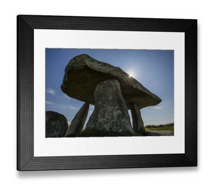 Framed Print : Lanyon Quoit ancient burial chamber, Madron, Cornwall, England, UK. September 2015 Framed Print : Lanyon Quoit ancient burial chamber, Madron, Cornwall, England, UK. September 2015