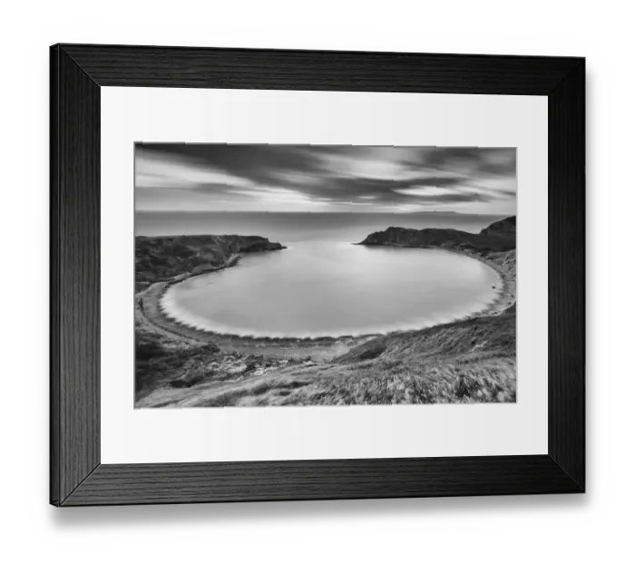Framed Print : Lulworth Cove on the Jurassic Coast, Dorset, England, UK. December 2014 Framed Print : Lulworth Cove on the Jurassic Coast, Dorset, England, UK. December 2014