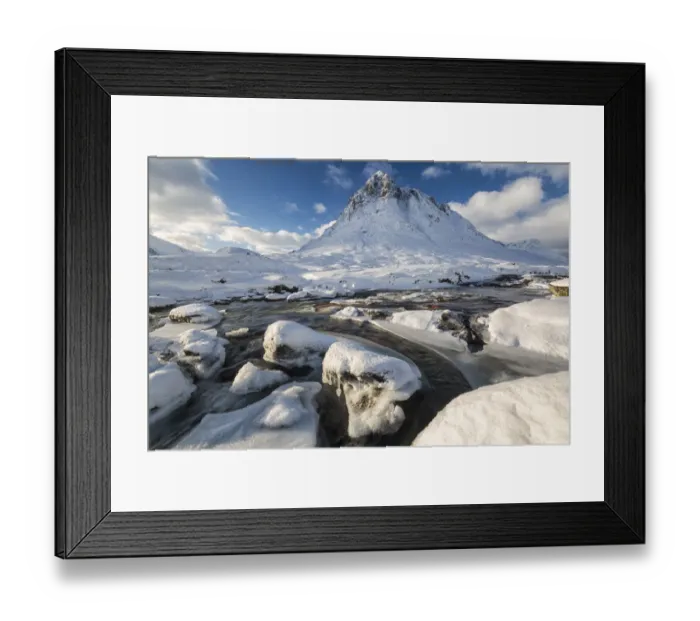Framed Print : Buachaille Etive Mor in winter, Rannoch Moor, Highlands, Scotland, UK. January 2015 Framed Print : Buachaille Etive Mor in winter, Rannoch Moor, Highlands, Scotland, UK. January 2015