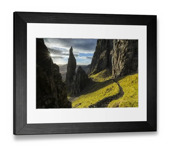 Framed Print : Footpath past The Needle, Quiraing, Trotternish Peninsula, Isle of Skye, Inner Hebrides Framed Print : Footpath past The Needle, Quiraing, Trotternish Peninsula, Isle of Skye, Inner Hebrides