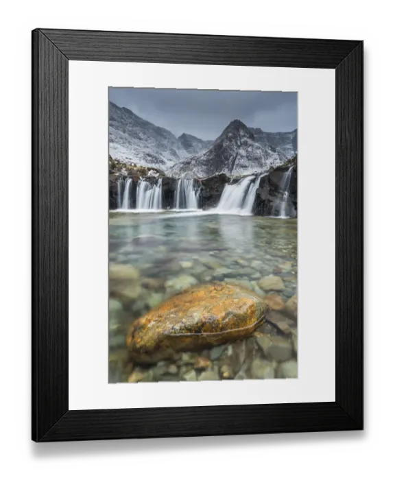Framed Print : Fairy Pools with Cuillin range in background, Glen Brittle, Isle of Skye, Inner Hebrides Framed Print : Fairy Pools with Cuillin range in background, Glen Brittle, Isle of Skye, Inner Hebrides