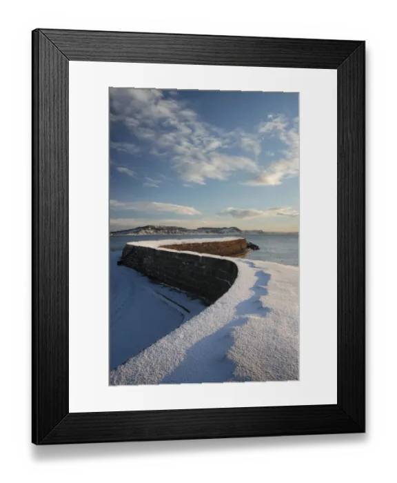 Framed Print : The Cobb, Lyme Regis, Jurassic Coast, Dorset, England, UK. December 2010 Framed Print : The Cobb, Lyme Regis, Jurassic Coast, Dorset, England, UK. December 2010