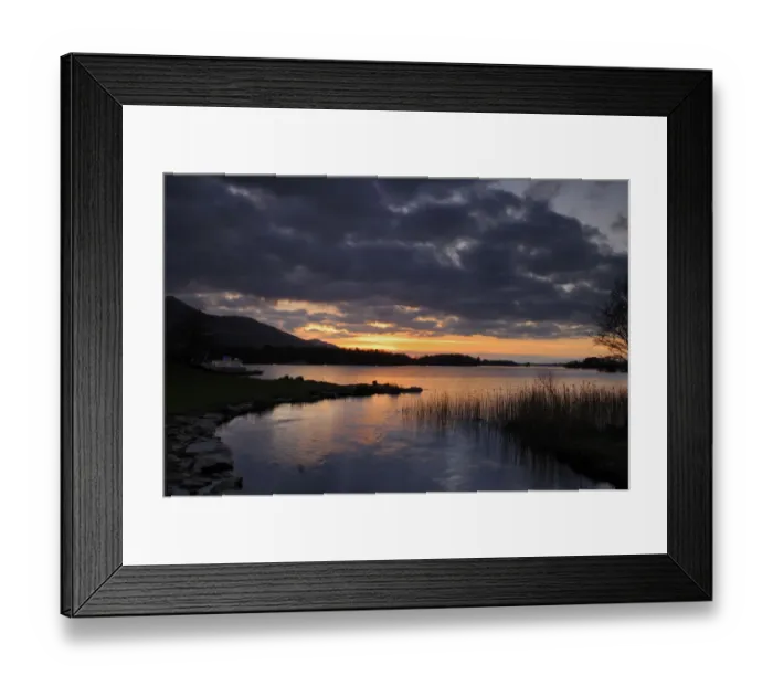 Framed Print : Ross Bay at sunset, Ross Island, Killarney National Park, County Kerry, Republic of Ireland Framed Print : Ross Bay at sunset, Ross Island, Killarney National Park, County Kerry, Republic of Ireland