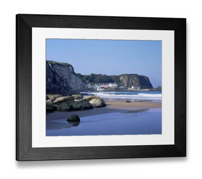 Framed Print : Portbraddan from White Park Bay, North Antrim Coast, County Antrim, Northern Ireland, UK Framed Print : Portbraddan from White Park Bay, North Antrim Coast, County Antrim, Northern Ireland, UK