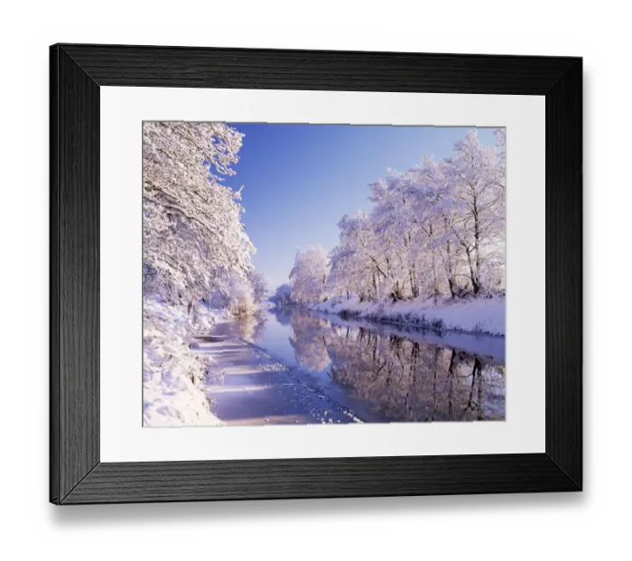 Framed Print : River Bann in winter, upstream from Katesbridge, County Down, Northern Ireland, UK Framed Print : River Bann in winter, upstream from Katesbridge, County Down, Northern Ireland, UK