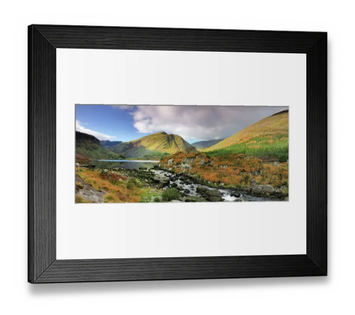 Framed Print : Cummeenduff Lake with Broaghnabinnia mountain, Black Valley, Killarney, County Kerry, Ireland, May 2012 Framed Print : Cummeenduff Lake with Broaghnabinnia mountain, Black Valley, Killarney, County Kerry, Ireland, May 2012