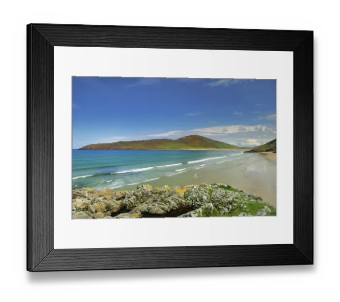 Framed Print : Tranarossan Bay, near Melmore Head, Rosguill Peninsula, County Donegal, Republic of Ireland Framed Print : Tranarossan Bay, near Melmore Head, Rosguill Peninsula, County Donegal, Republic of Ireland