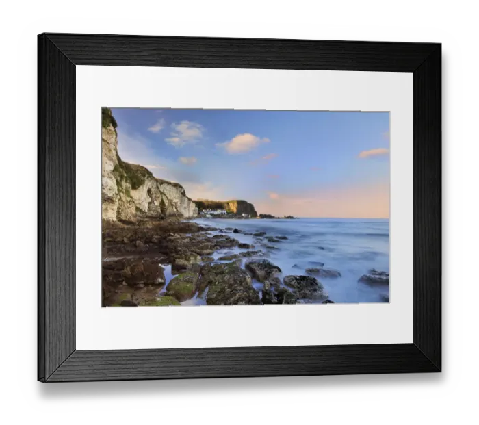 Framed Print : White park bay, North Antrim coastline, Ireland, December 2012