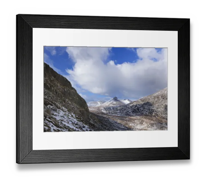 Framed Print : Ben Crom from Slieve binnian Mourne Mountains County Down, Northern Ireland, March 2013 Framed Print : Ben Crom from Slieve binnian Mourne Mountains County Down, Northern Ireland, March 2013
