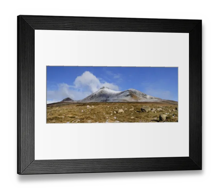 Framed Print : Slieve binnian and Wee binnian, Mourne Mountains County Down, Northern Ireland, March Framed Print : Slieve binnian and Wee binnian, Mourne Mountains County Down, Northern Ireland, March
