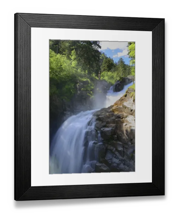 Framed Print : Cascade du Cerisey near Cauterets, Pyrenees National Park, Hautes Pyrenees, France, July 2013 Framed Print : Cascade du Cerisey near Cauterets, Pyrenees National Park, Hautes Pyrenees, France, July 2013