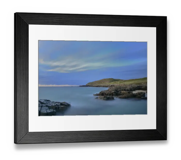 Framed Print : View from Altweary Bay to Melmore Head, Rosguill Peninsula in the early evening, County Donegal Framed Print : View from Altweary Bay to Melmore Head, Rosguill Peninsula in the early evening, County Donegal
