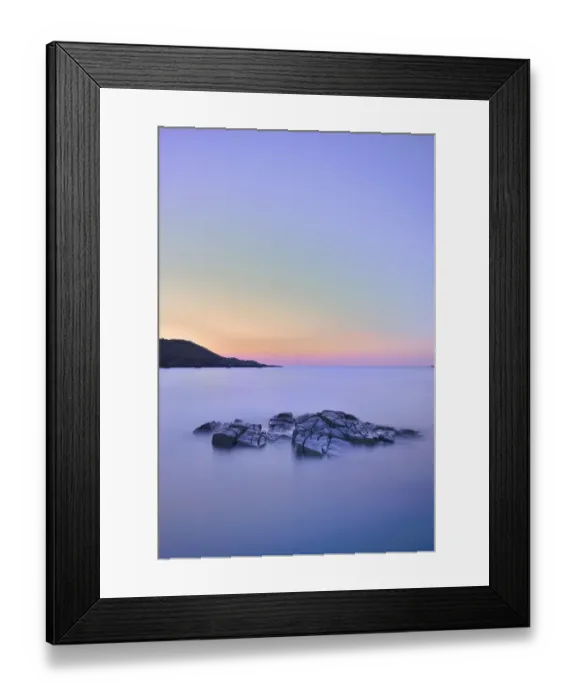 Framed Print : View from Altweary Bay to Melmore Head, Rosguill Peninsula at dusk, County Donegal Framed Print : View from Altweary Bay to Melmore Head, Rosguill Peninsula at dusk, County Donegal