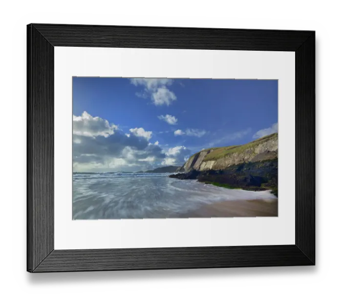 Framed Print : Coumeenoole Bay Slea Head with a view towards Dunmore Head, Dingle Peninsula, County Kerry Framed Print : Coumeenoole Bay Slea Head with a view towards Dunmore Head, Dingle Peninsula, County Kerry