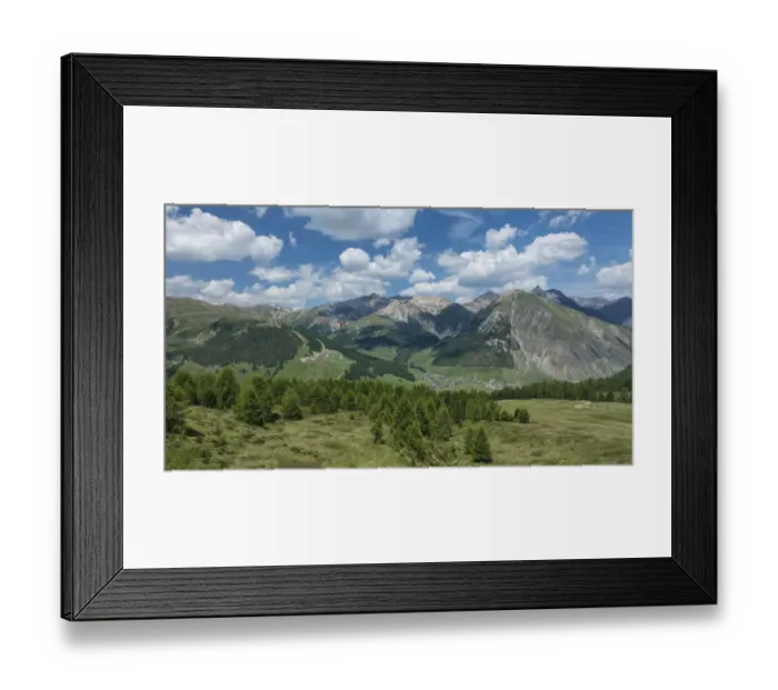 Framed Print : Landscape, Livingo, Alps, Italy, June 2017 Framed Print : Landscape, Livingo, Alps, Italy, June 2017