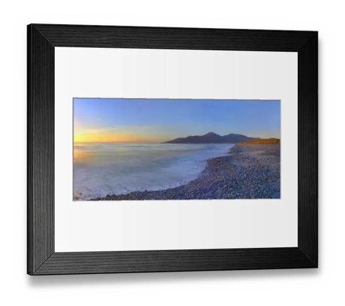Framed Print : Beach at sunrise, Murlough National Nature Reserve, Dundrum, County Down, Northern Ireland, UK Framed Print : Beach at sunrise, Murlough National Nature Reserve, Dundrum, County Down, Northern Ireland, UK